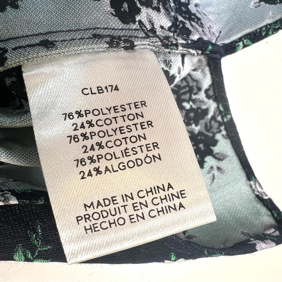 NWT Christy Lynn Jacquard Lorraine Floral Top Ruffle Blouse Size Medium - Picture 9 of 16